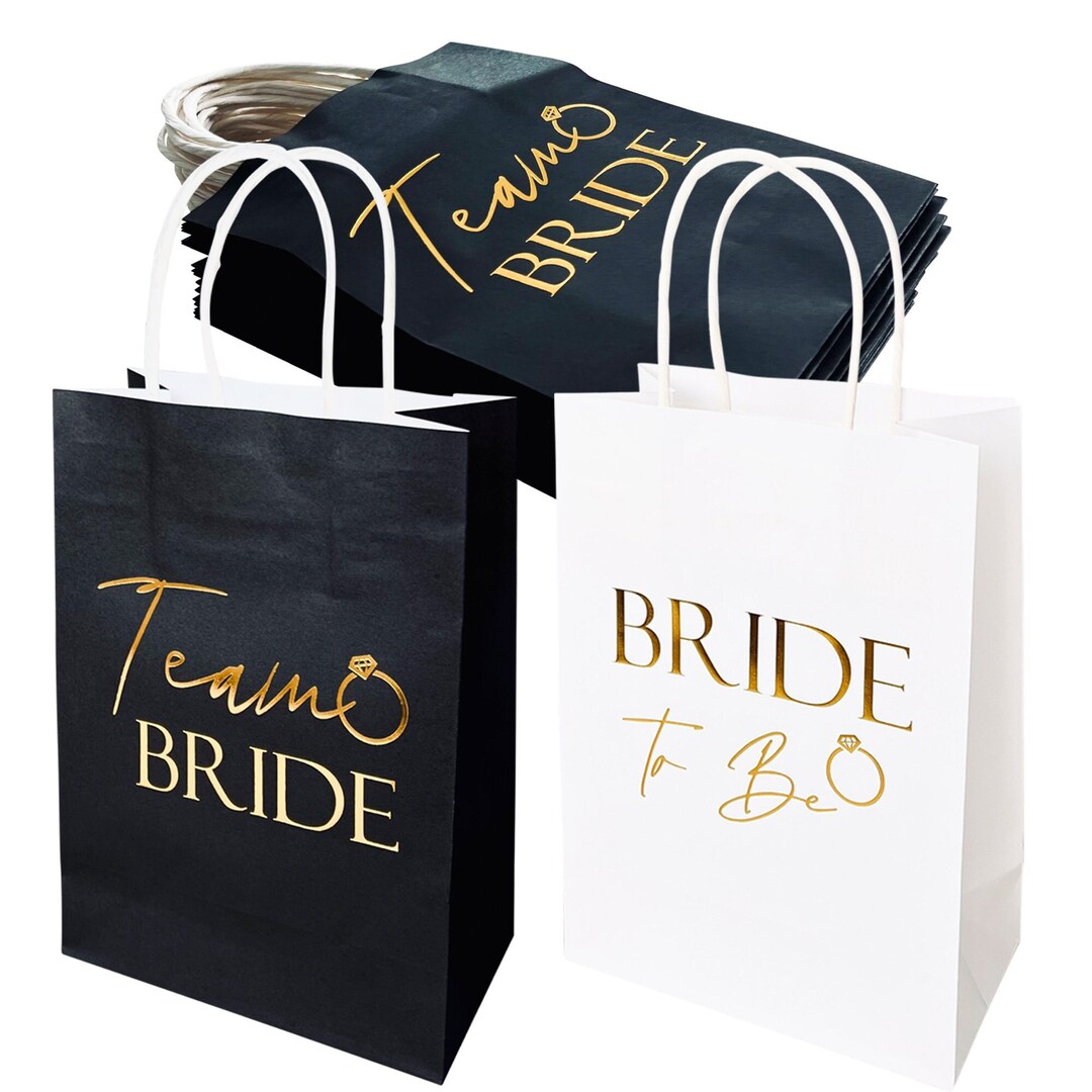 Black and Gold Hen Party Bags Hen Party Goody Bags Hen Party Accessories Gift Bag Hen Party