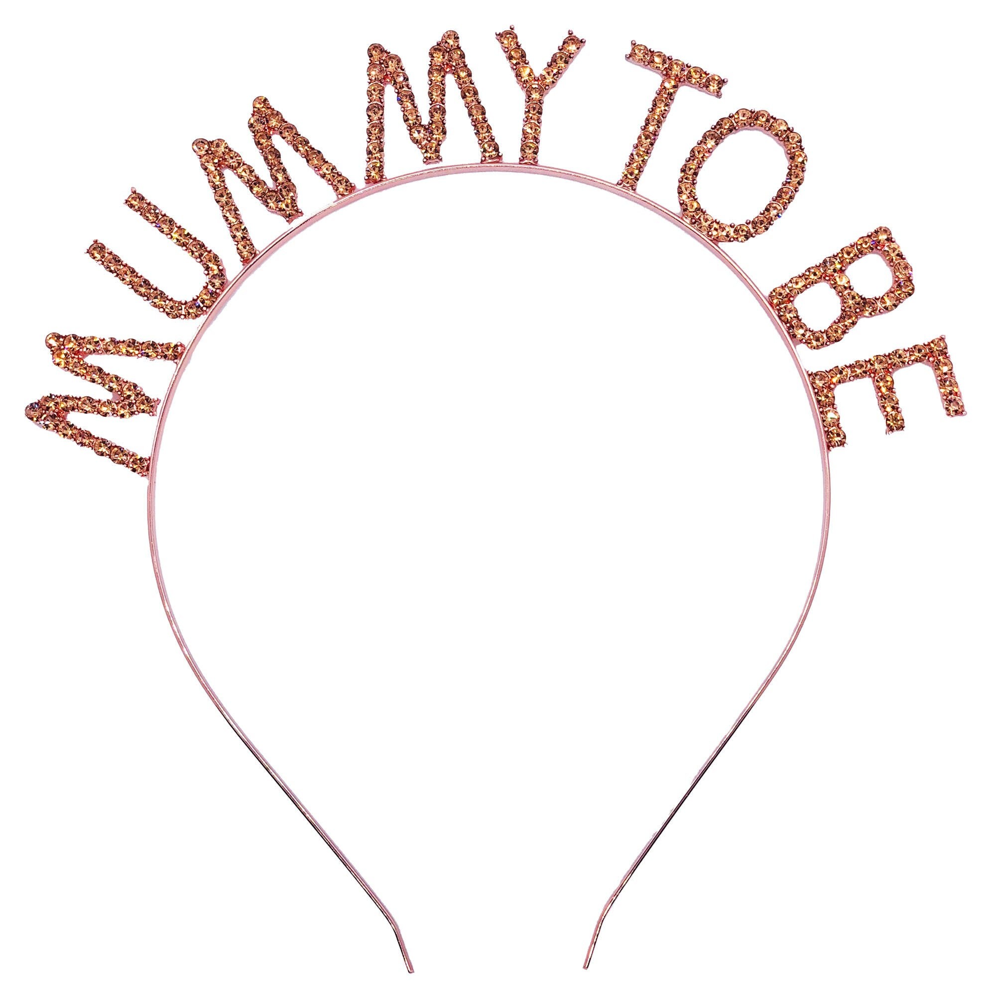 Rose Gold Mummy to Be Tiara for Baby Shower Mum to Be Mother Etsy