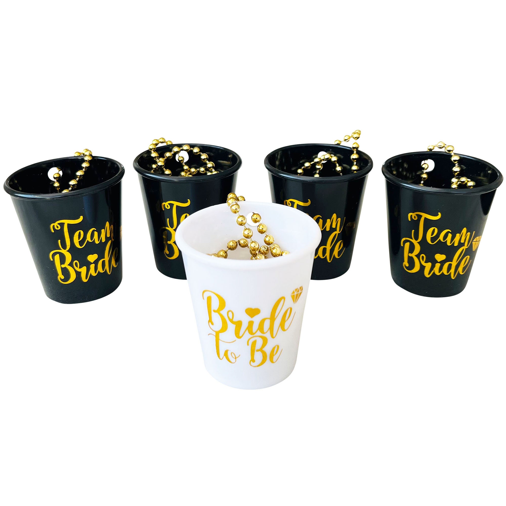 Hen Party Shot Glasses Team Bride Shot Glasses Black and Etsy UK