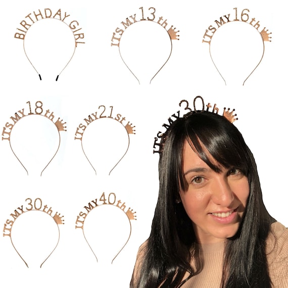Happy birthday best sale tiara headband