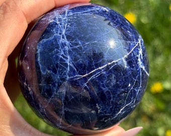 Natural Sodalite sphere from Canada, quality Sodalite crystal