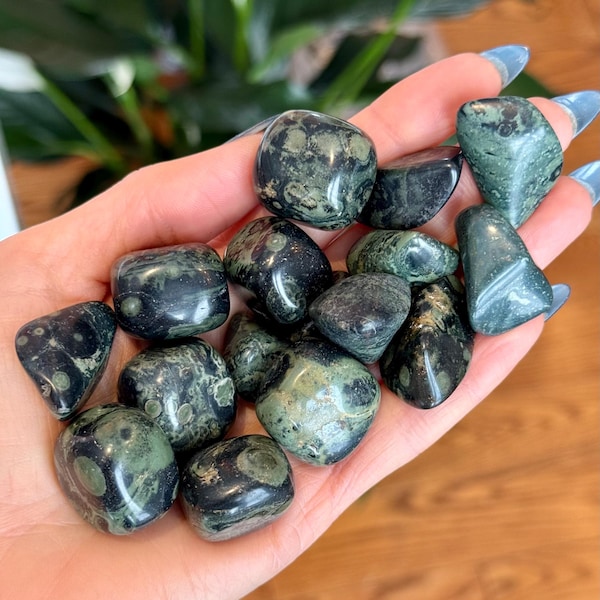 Natural Kambaba Jasper tumbled