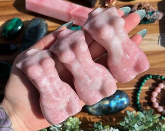 Natural Pink Opal female body - you choose - women crystal body Pink Opal carving - pink healing crystal - nice friend/sister/pregnant gift