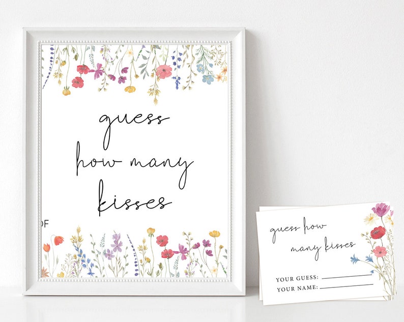 Wildflower Bridal Shower Games Bundle: 14 Editable Templates (Instant Download) image 3