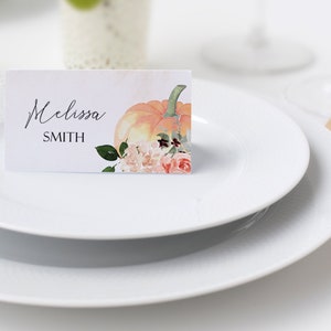 Modello segnaposto per il Ringraziamento, segnaposto modificabile, segnaposto, segnaposto per il Ringraziamento, segnaposto, stampabile, Corjl, TH02