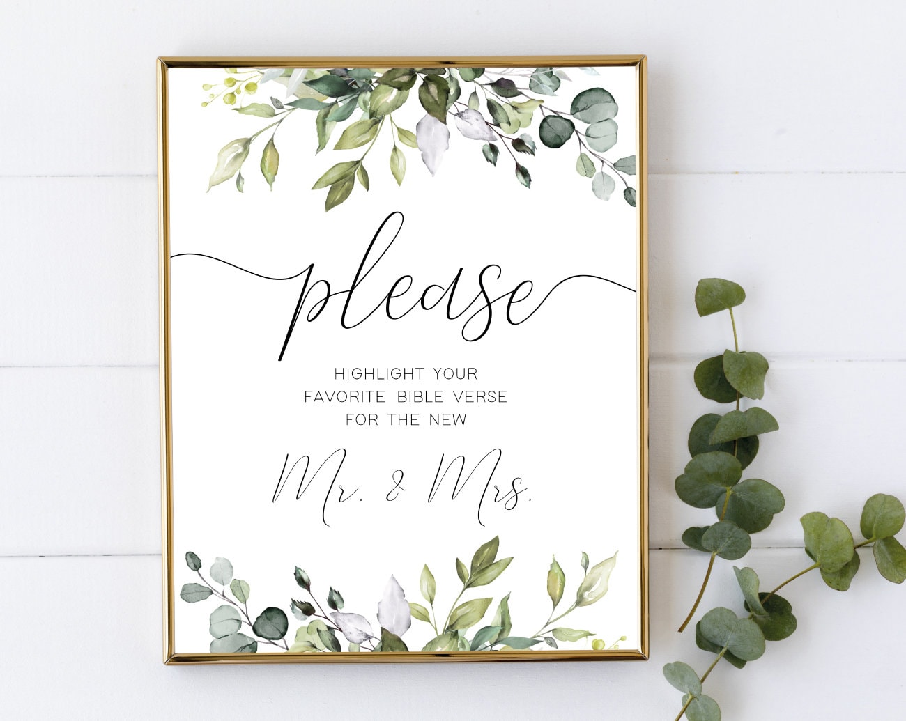 Wedding Bible Verse Sign Please Highlight Your Favorite Bible - Etsy
