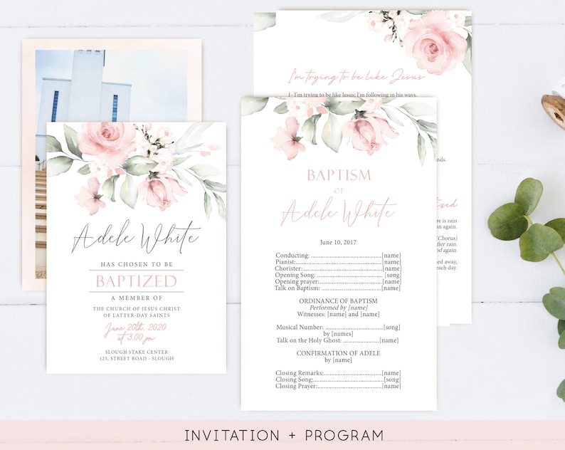 Editable LDS Baptism Program Printable - Il 794xN.2567317087 Hl14 
