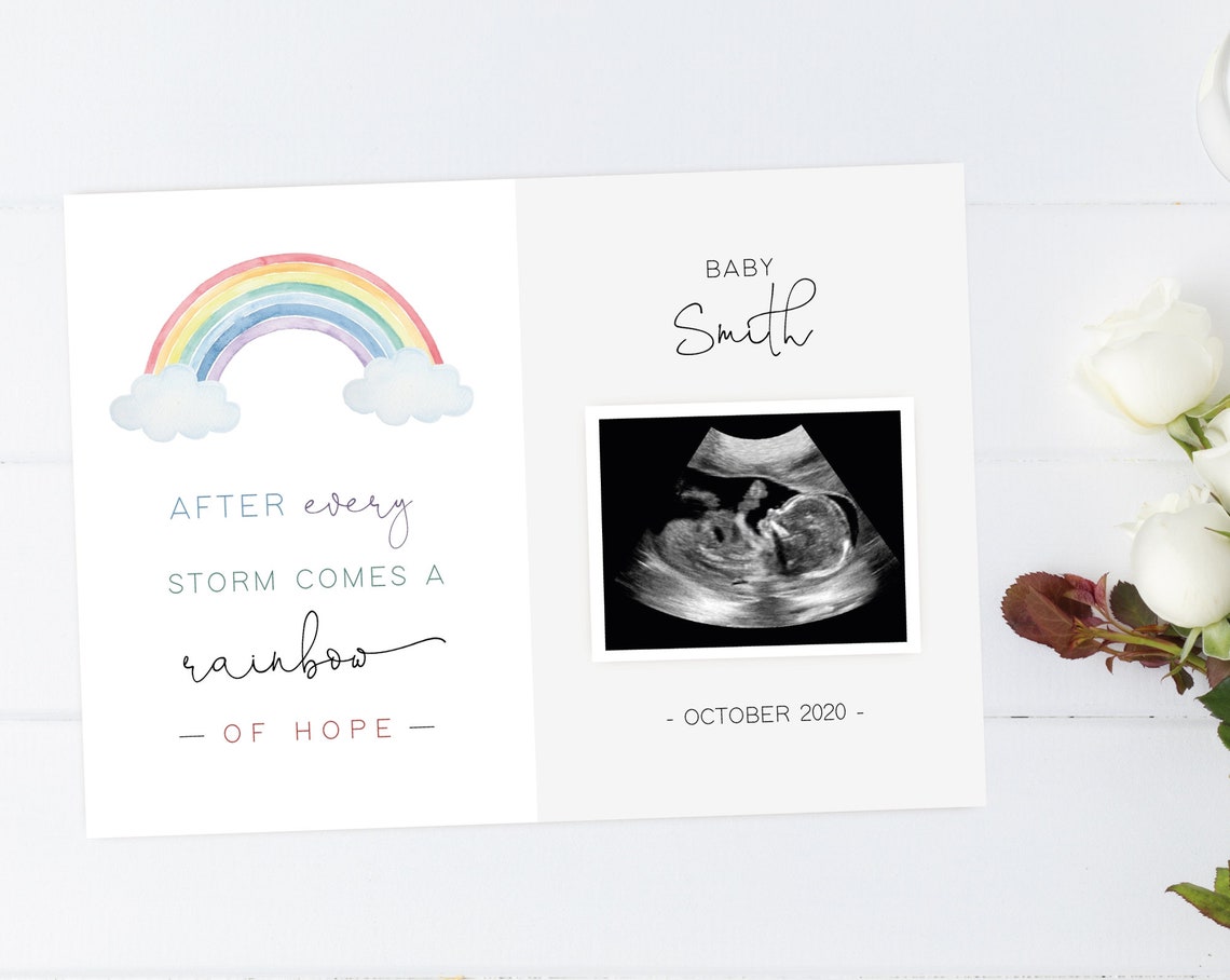 Pregnancy Announcement Printable Card Editable Baby | Etsy