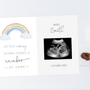 Pregnancy Announcement Printable Card, Editable Baby Announcement Card, Baby Announcement to husband, Parents, Grandparents, Corjl