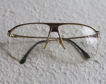 Vintage Aviator Glasses 70's 80's Eyeglasses Women's Men's Unisex Lacoste Glasses