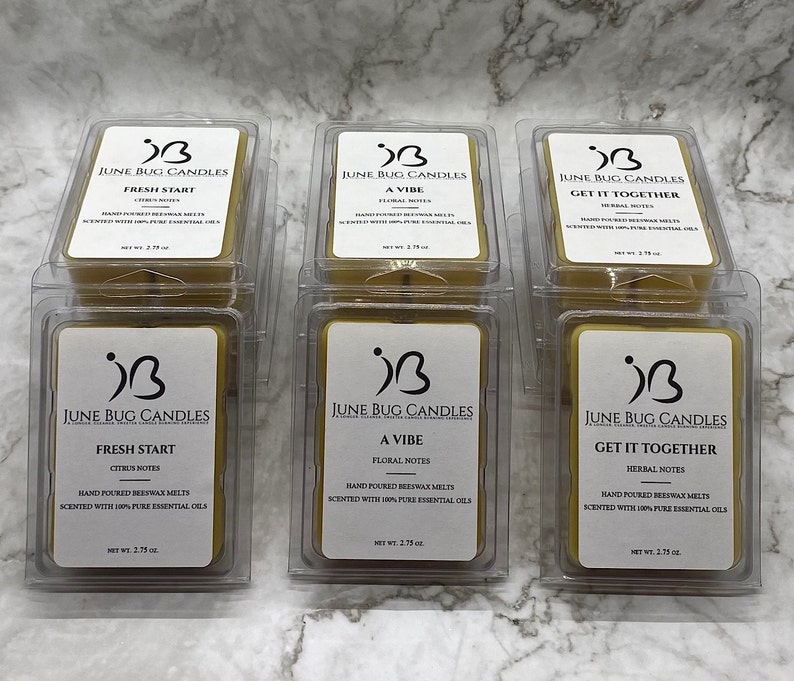 Essential Oil Beeswax Aromatherapy Melts 100 Beeswax Melts Etsy