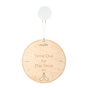 Me Time Room Signage | Wood Door Hanger | Privacy Signage | Wooden Room Sign | Door Signage | Do Not Disturb | Work Life Balance Tools | WFH