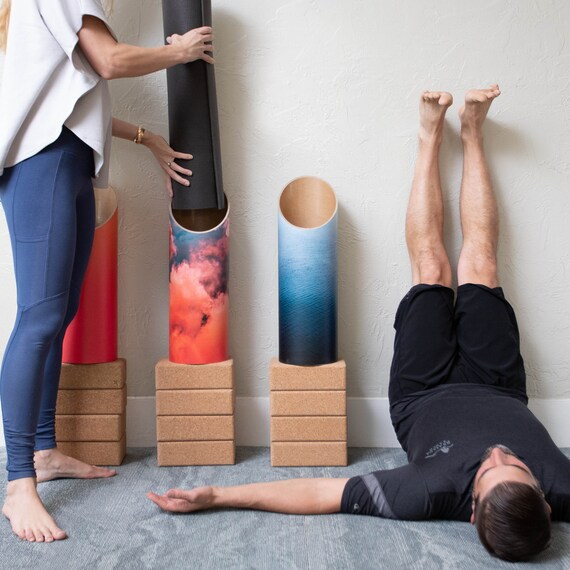 yoga mat stand