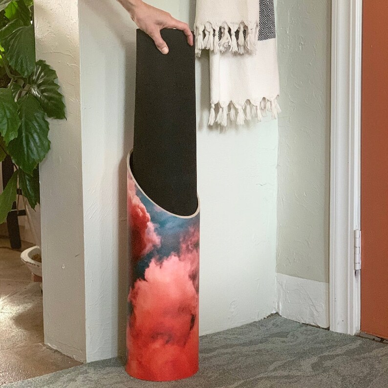 Vapor Yoga Mat Tube Custom Design Home Decor Eco Storage Etsy
