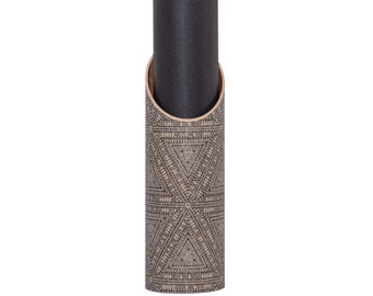 Tribal Yoga Mat Tube: Home Gym Decor, Clever Storage for Modern Wellness