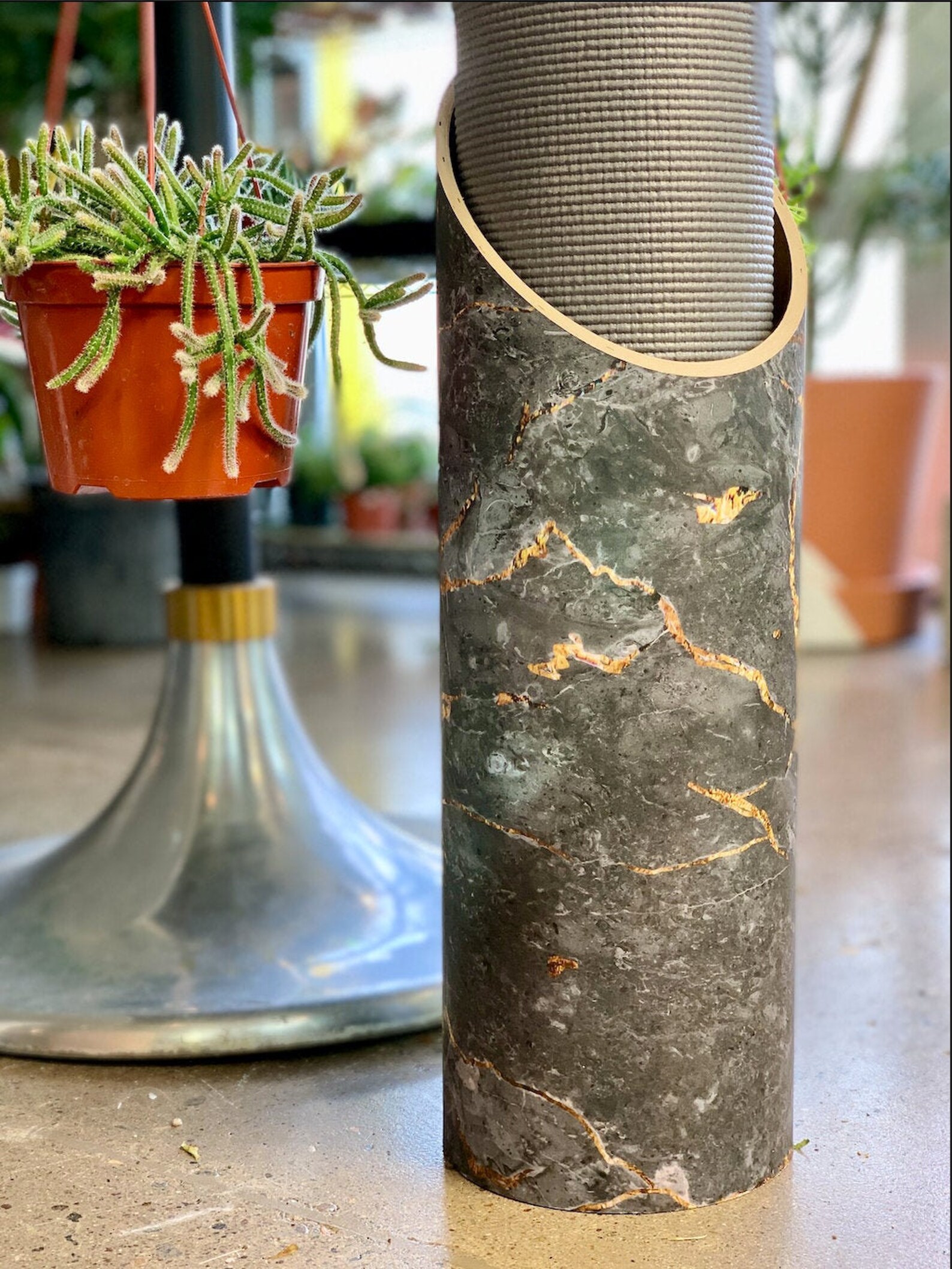 Yoga Mat Tube Yoga Mat Storage Yoga Prop Storage Designer Etsy