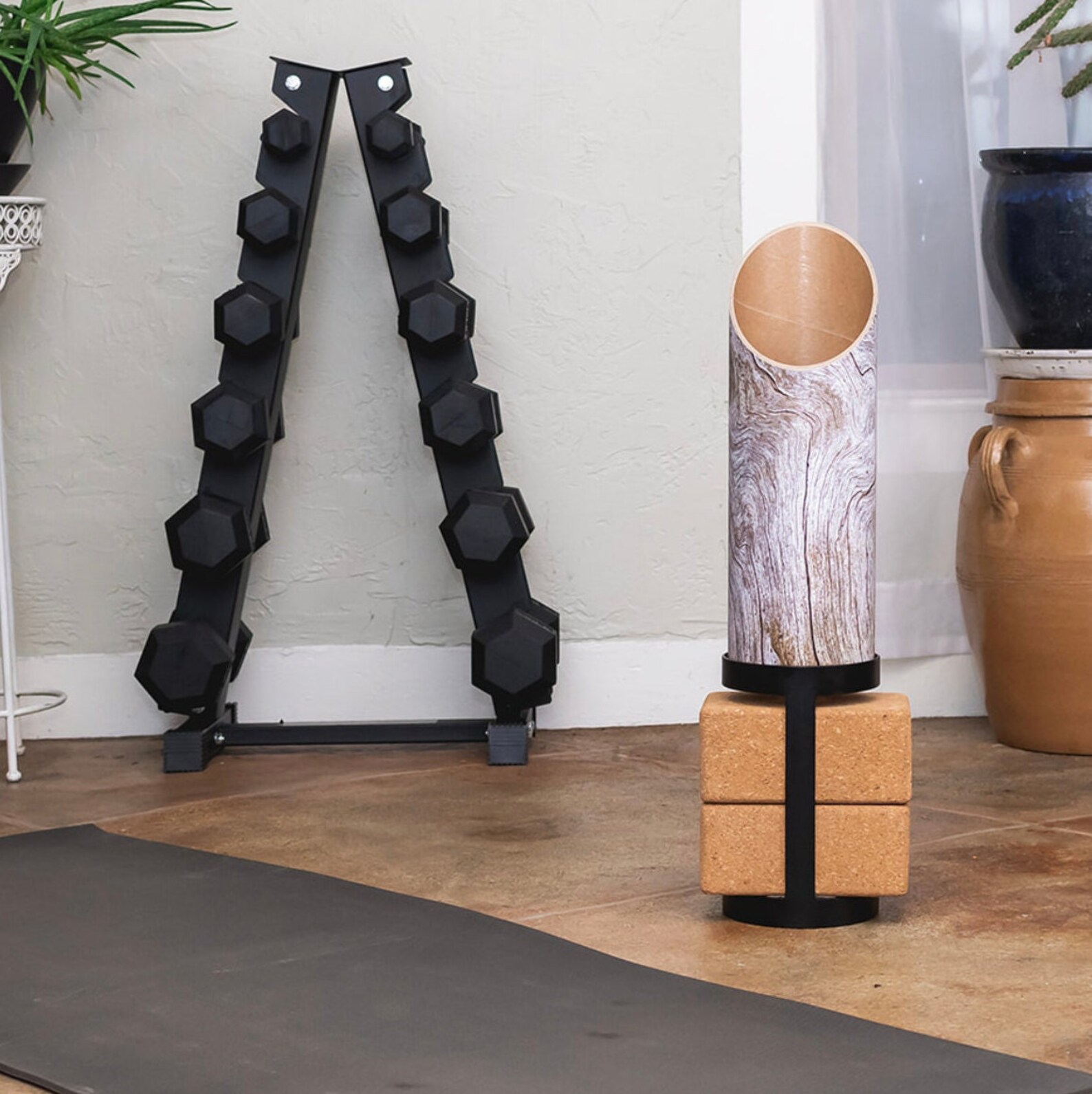 PAIR of Cork Yoga Blocks Ecofriendly Natural Cork Yoga Etsy