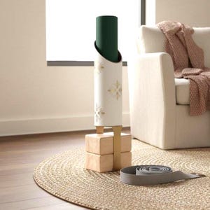 Apis Yoga Storage Tube: Bee Decor, Home Yoga Prop Organization for a Clean + Chic Practice