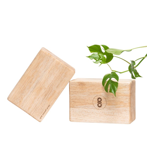 Balsa Wood Yoga Block: Eco-Friendly, Plastic-Free Yoga Prop