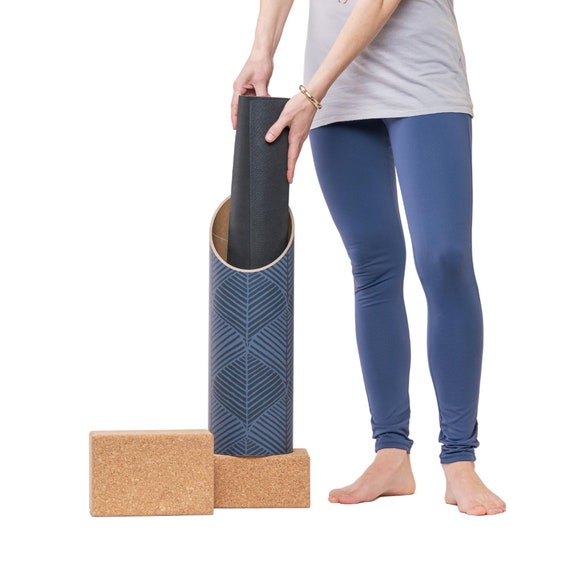 Leaf Out Yoga Mat Tube Eco friendly Yoga Mat Holder Fitness Gear Storage Foam Roller Storage Home Gym Decor Home Yoga Studio Storage Etsy Canada