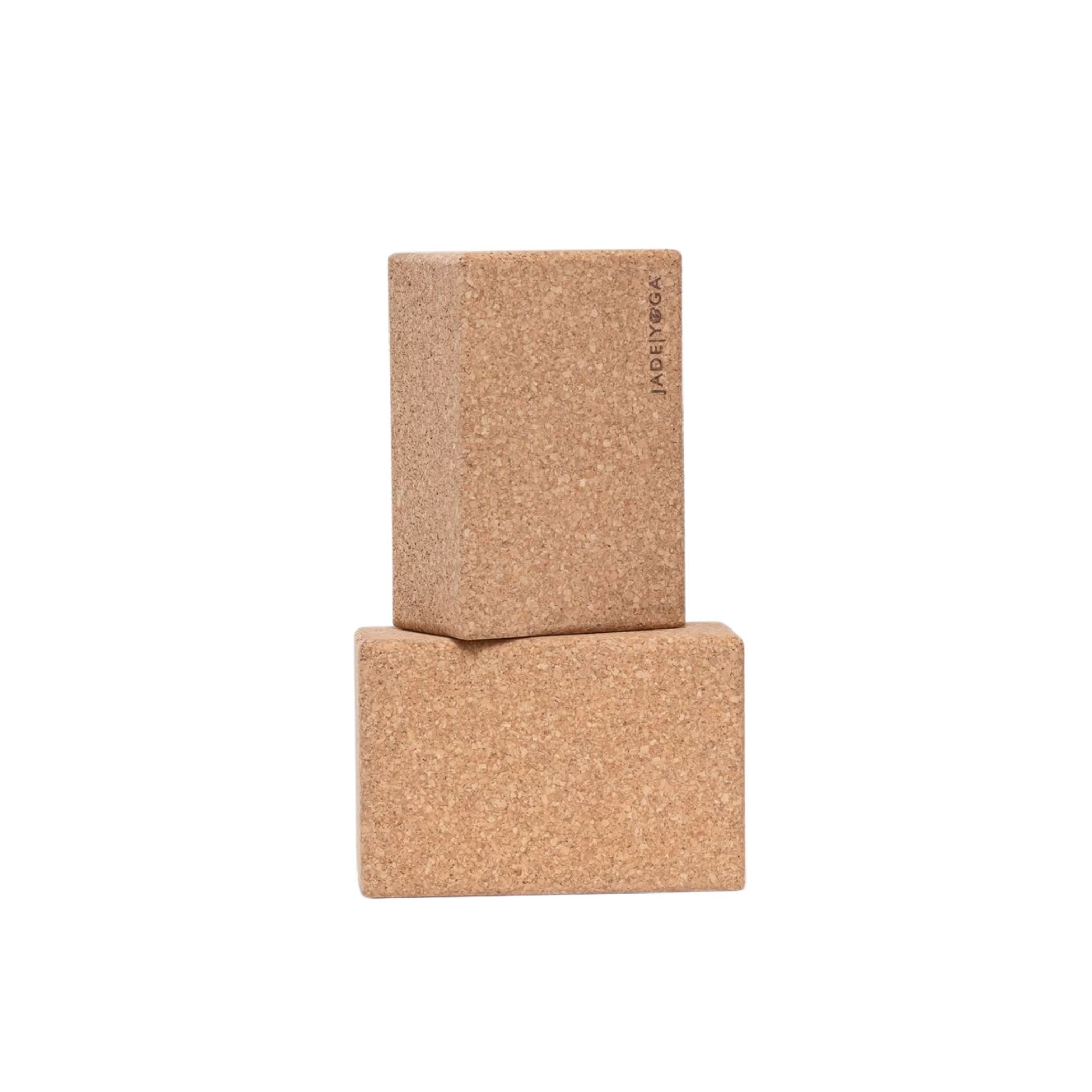 PAIR of Cork Yoga Blocks Ecofriendly Natural Cork Yoga Etsy