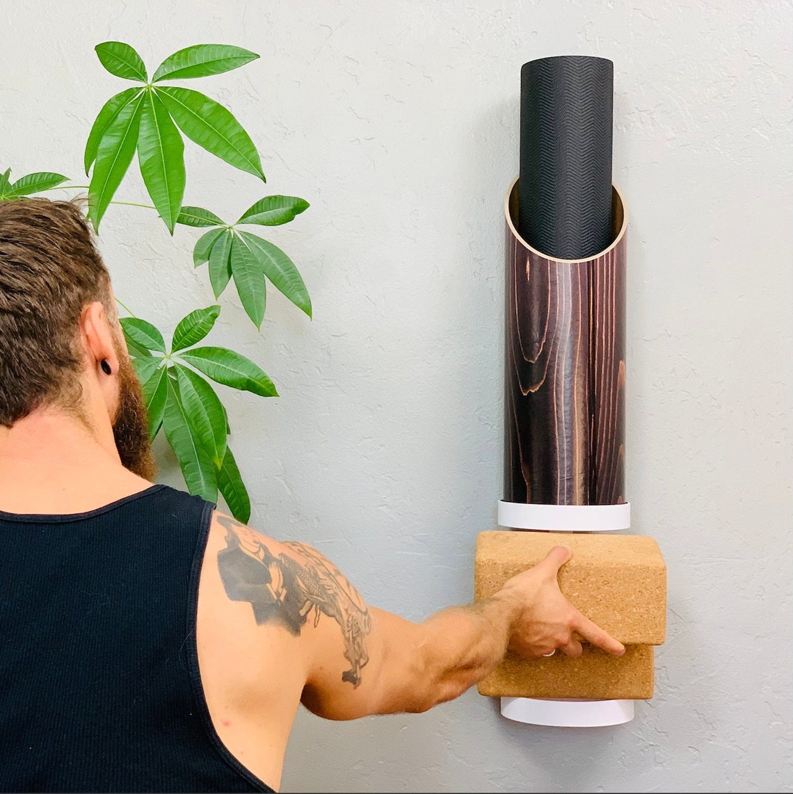 PAIR of Cork Yoga Blocks Ecofriendly Natural Cork Yoga Etsy