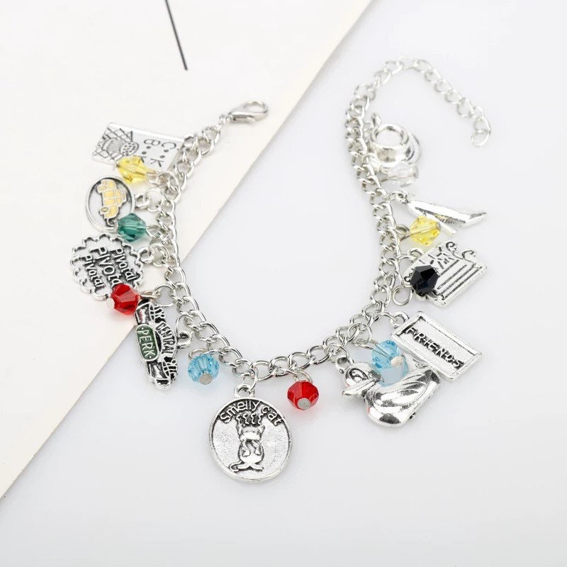 TV Show Fashion Friends Bracelets Central Perk Bangles Coffee Time Smelly Cat 21 TV Show Fashion Friends Bracelets Central Perk Bangles Coffee Time Smelly Cat 21