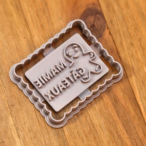 Emporte-pièce biscuit avec motif personnalisé image 4