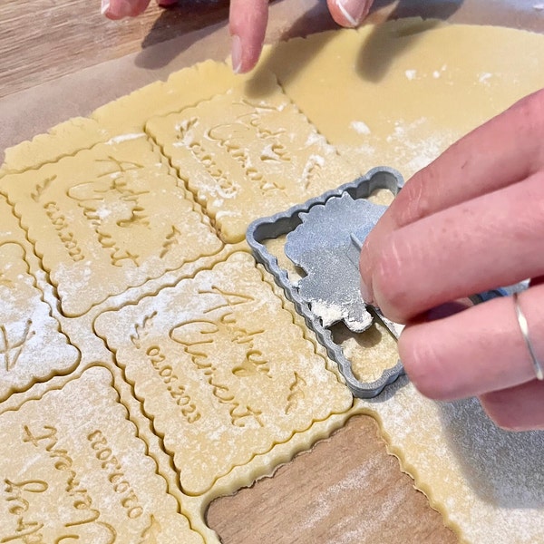 Emporte-pièce pour biscuits personnalisés MARIAGE, cadeaux pour invités, remerciements