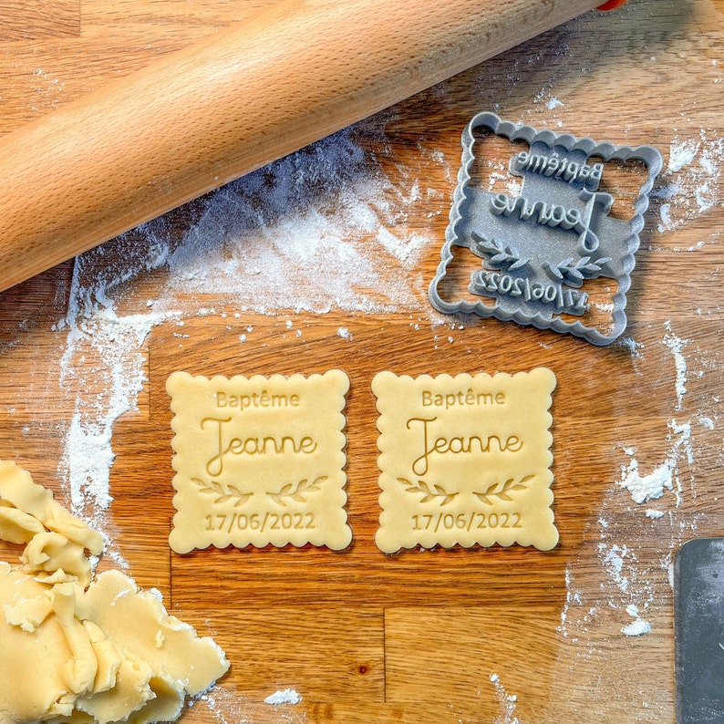 Emporte-pièce Baptême, Biscuits Personnalisés image 5