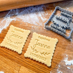 Emporte-pièce Baptême, Biscuits Personnalisés image 6