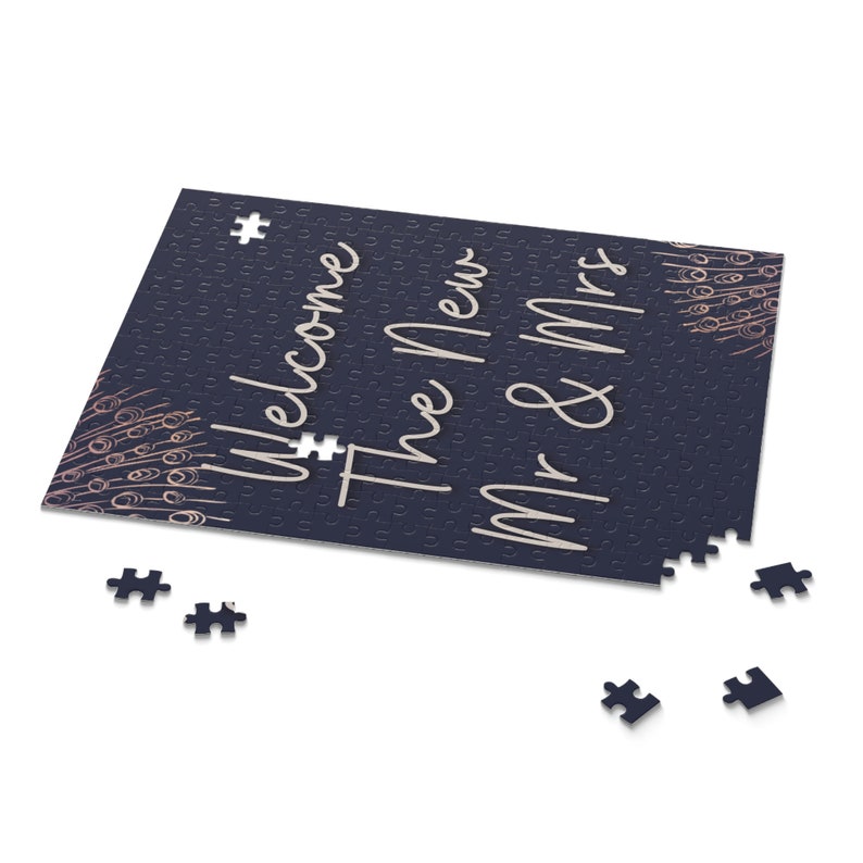 Mr & Mrs Puzzle Invitation