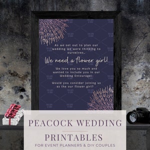 Will You Be Our Flower Girl Printable Two Printable PDF Templates Plus ...