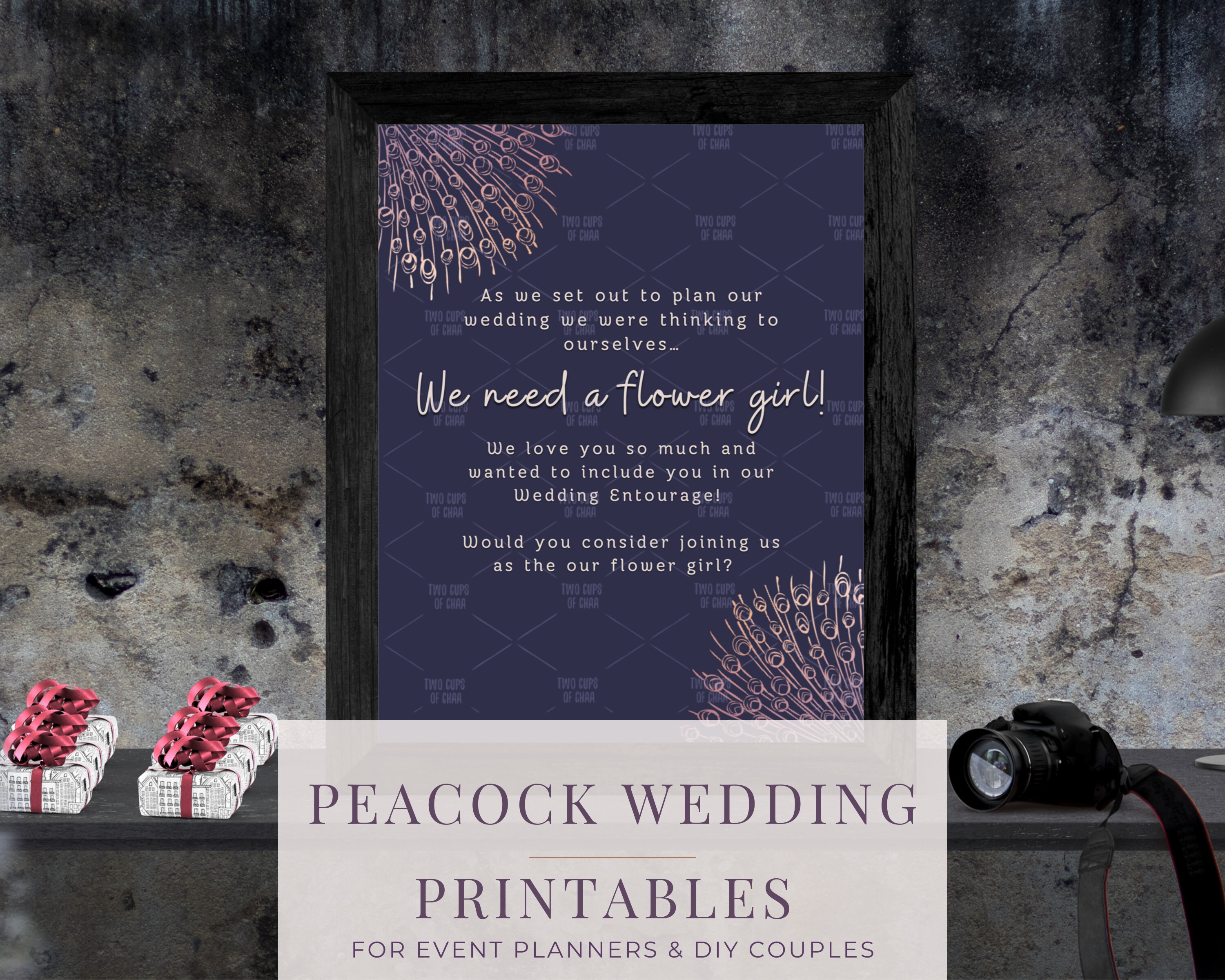 Will You Be Our Flower Girl Printable Two Printable PDF Templates Plus ...