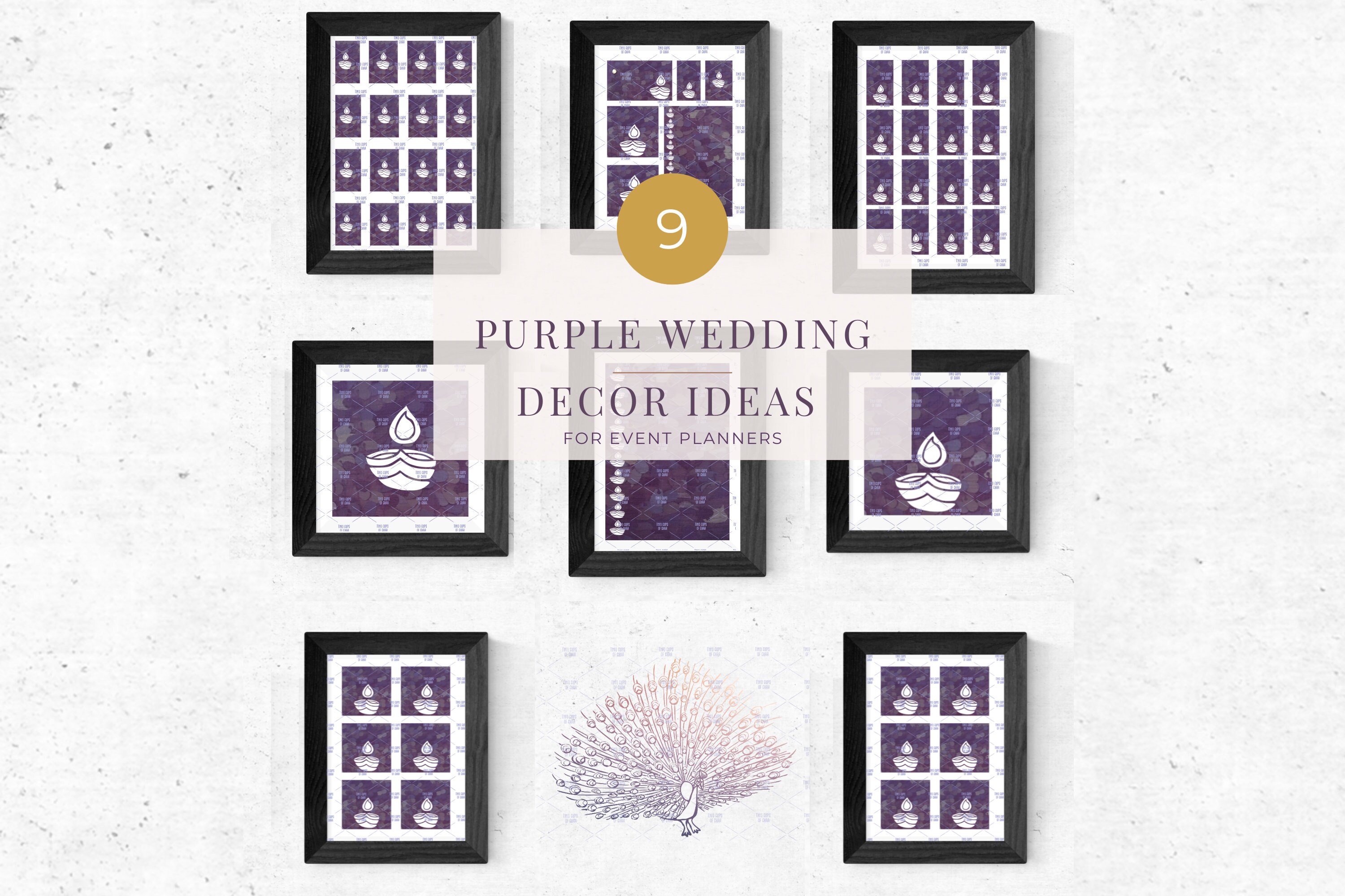 Purple Square Cards Print Template Square Diya Cards Are Perfect for ...