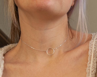 rose gold eternity collar