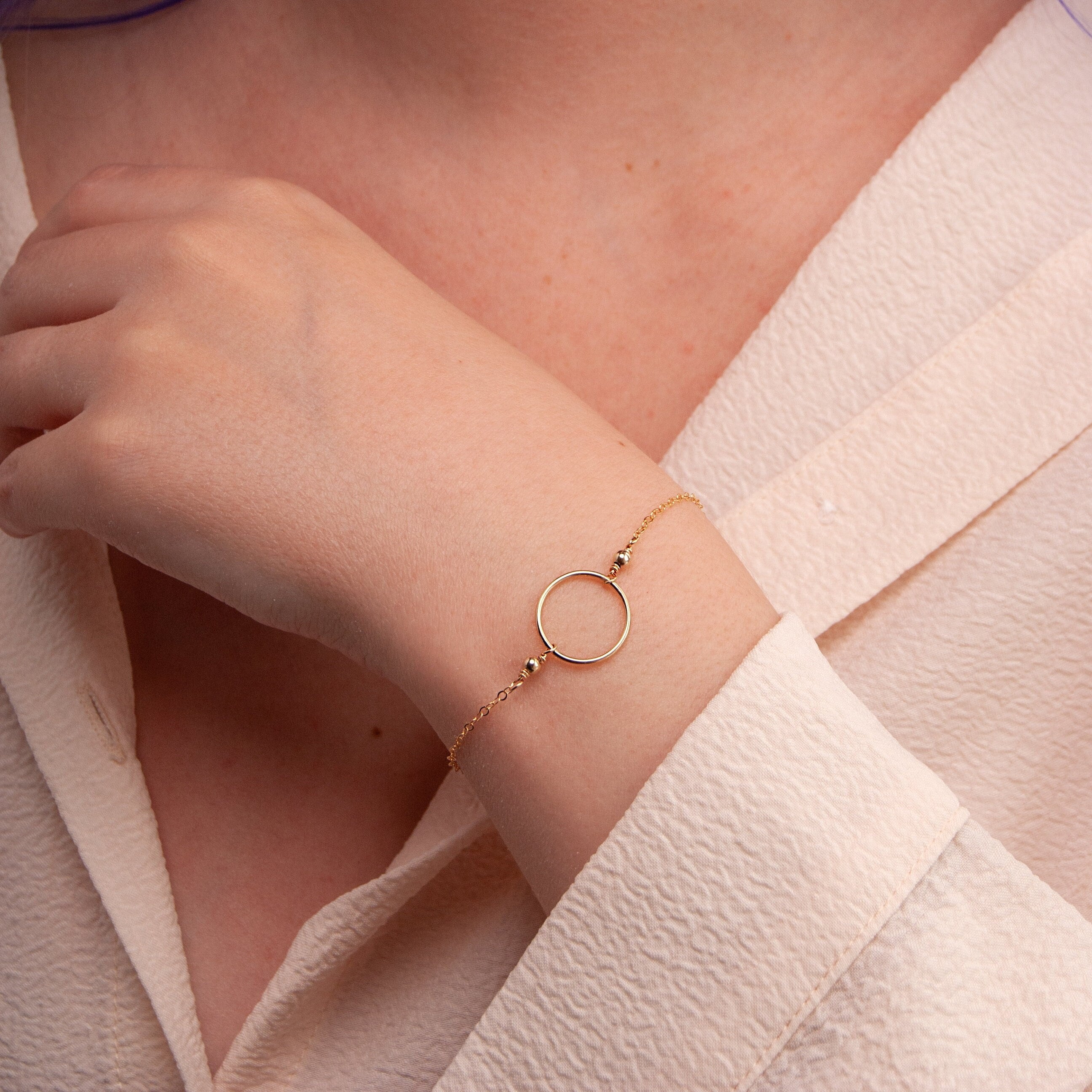 Discreet Day Collar Bracelet | Slave Bracelet Sub Collar Bracelet Dom Sub Jewelry | Gift for Sub Dainty Gold Filled Bracelet