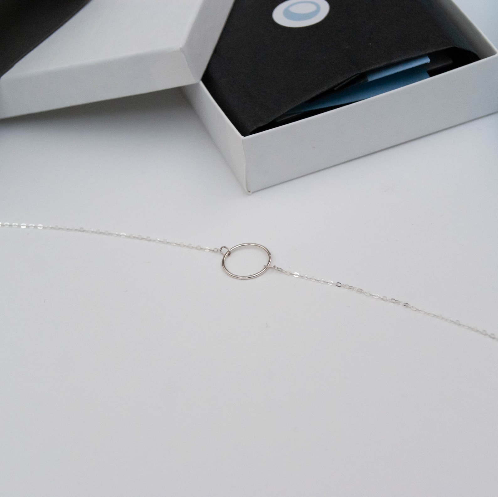 Sterling Silver Eternity Collar Silver O Ring Choker Sub Etsy