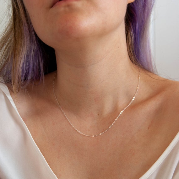 Simple Sterling Silver Layering Chains Simple Sterling Silver Layering Chains