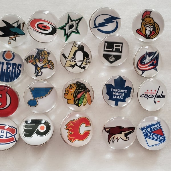 NHL Hockey 18mm Snaps