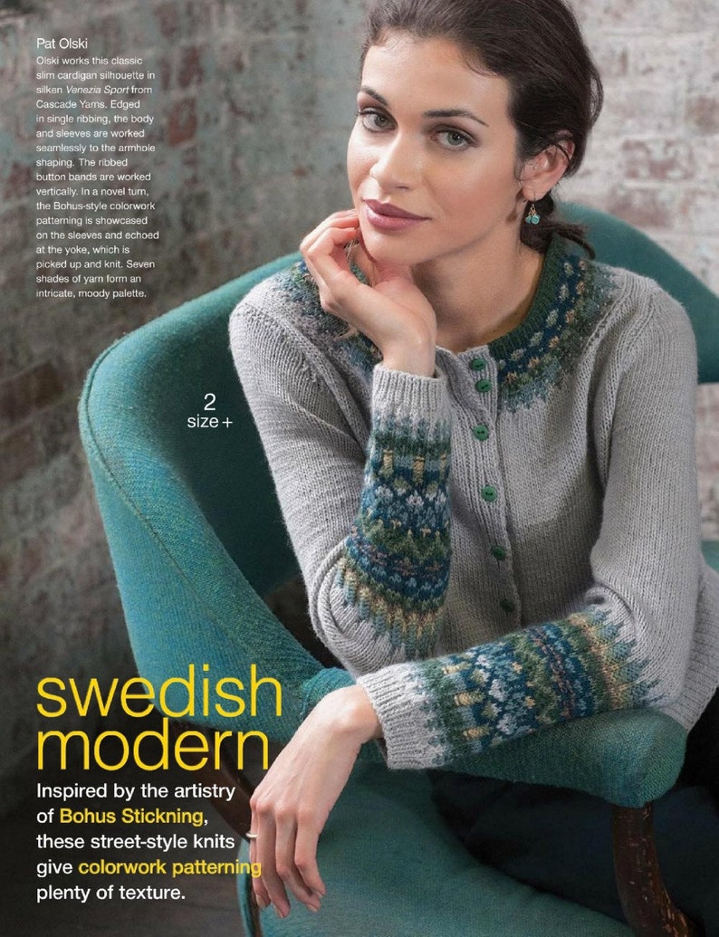 Knit Magazine Ebook. VK 20152016. Winter. Vogue Knit Pattern. Etsy