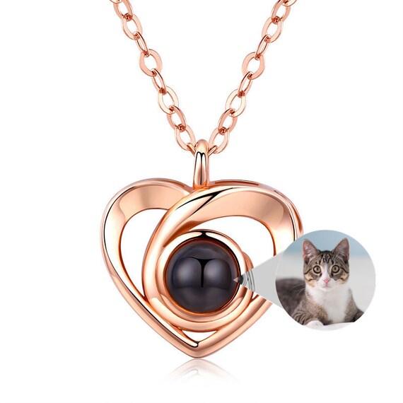 Personalised pet projection necklace deals