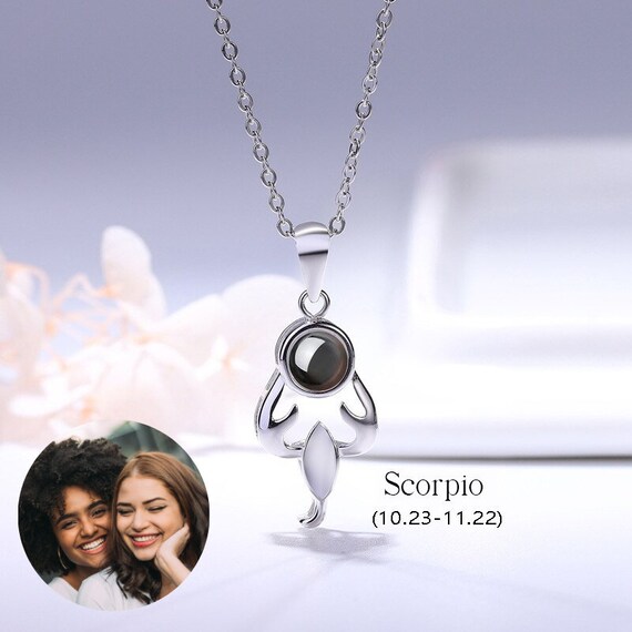 Personalized zodiac necklace sale