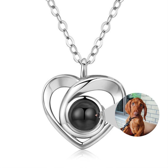 Buy Custom Pet Portrait Necklace personalize Dog Photo Jewelry