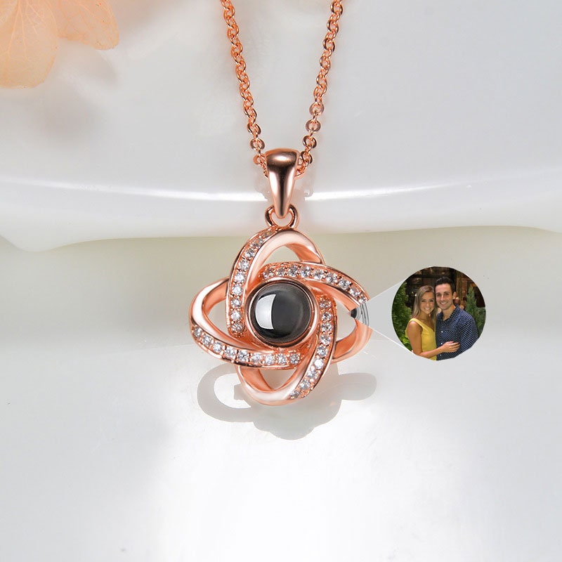 Projection Photo Necklace Projection Necklace Projection Etsy