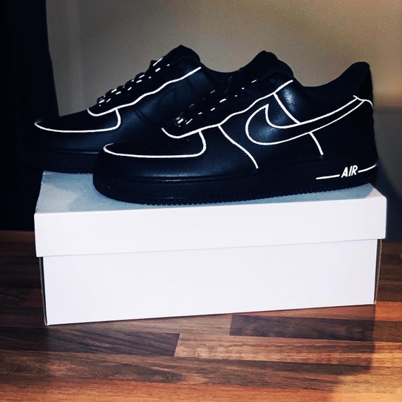 painted black air forces