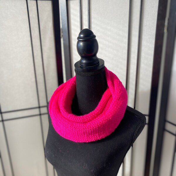 Neon Pink Scarf - Etsy
