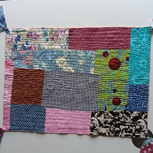 Mini Kawandi Quilt/patchwork/quilted