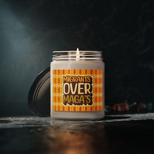 Migrants Over Maga's Scented Soy Candle, 9oz