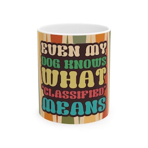 Anti-Trumpf politische FRONT Print Mug lustiges Geschenk.